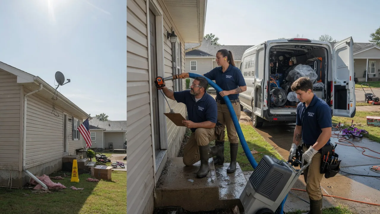 Ceiling Water Damage Restoration in Hoisington, KS near me